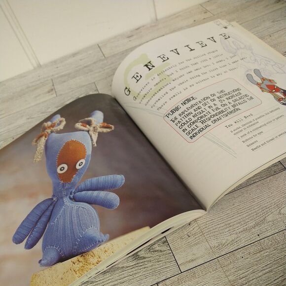 STUPID SOCK CREATURES Making Quirky Lovable Figures Craft Book - Fun Upcycle DIY - Picture 6 of 15